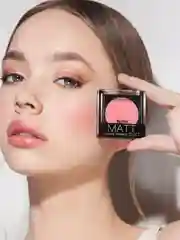 Румяна для лица Belor Design Matt Touch, тон 202 - пионовый, 3.6 г