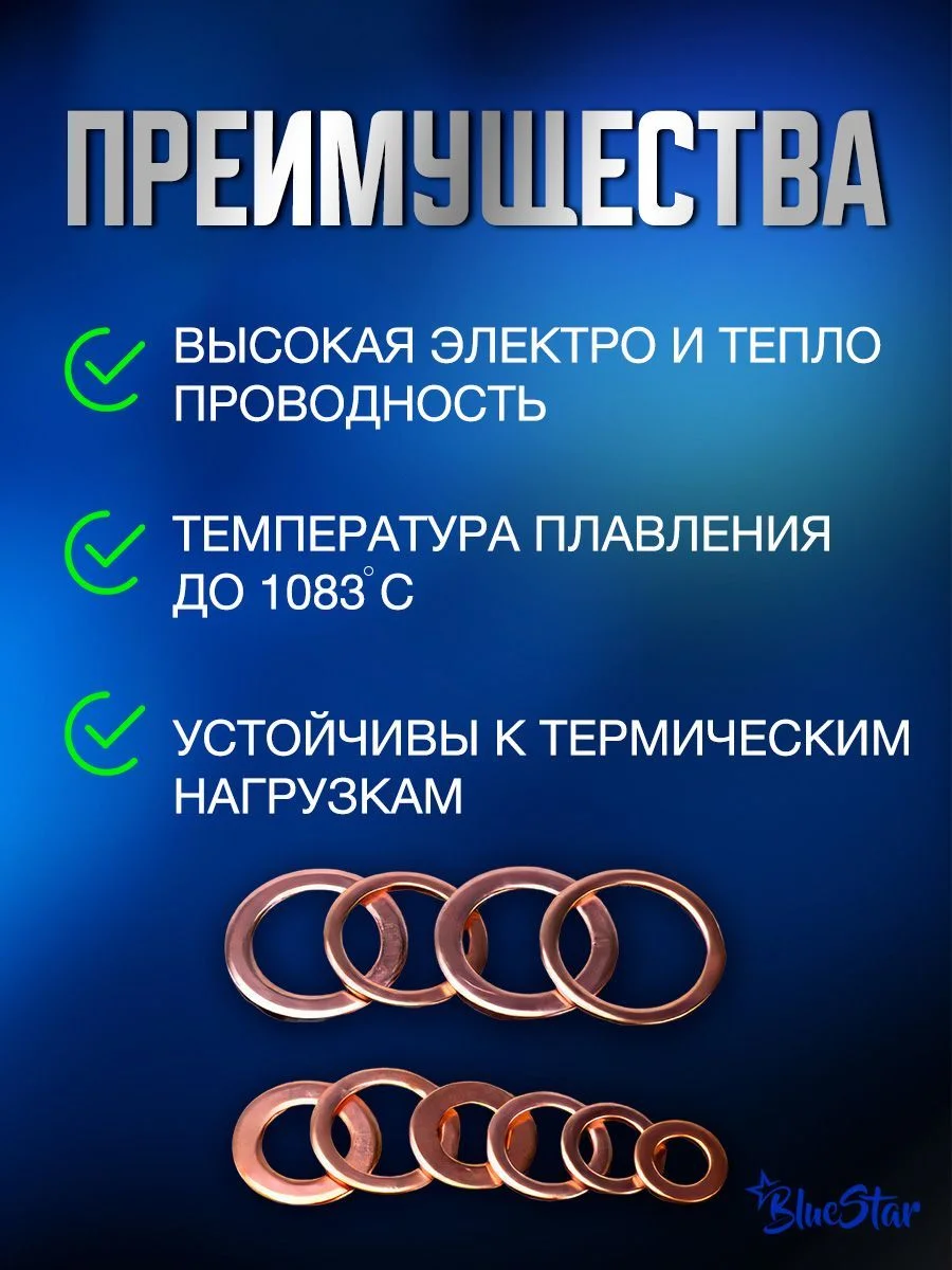Медная шайба М6-М20, набор медные уплотнительные кольца 150 штук