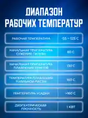 Набор термоусадочных трубок с припоем и клейким слоем 100 штук в пластиковом кейсе