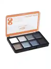 Серый тени для век "MAKEUP STUDIO", 8 цветов в палетке