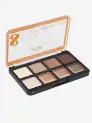 Бежевый тени для век "MAKEUP STUDIO", 8 цветов в палетке
