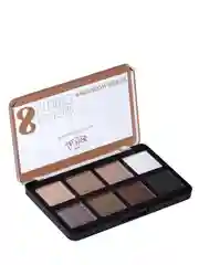 Коричневый тени для век "MAKEUP STUDIO", 8 цветов в палетке