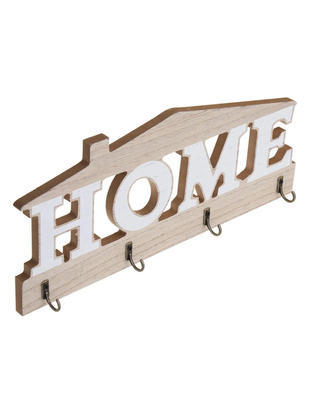 Ключница открытого типа HOME на 4 крючка, 29,5x12,5 см
