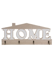 Ключница открытого типа HOME на 4 крючка, 29,5x12,5 см