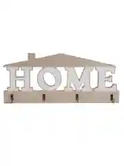 Ключница открытого типа HOME на 4 крючка, 29,5x12,5 см