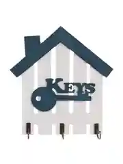 Ключница открытого типа KEYS на 3 крючка, 14,5x15,5 см
