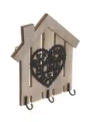 Ключница открытого типа на 3 крючка, 14,5x15,5 см