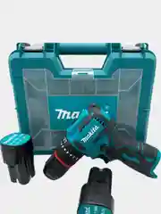 Тёмно-бирюзовый бесщеточный дрель-шуруповерт Makita, аккумуляторный, 18V