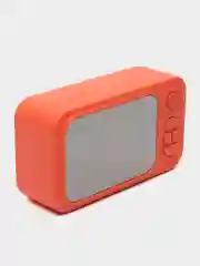Алый беспроводная Bluetooth колонка 5 в 1 часы - будильник настольные