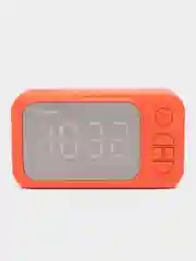 Алый беспроводная Bluetooth колонка 5 в 1 часы - будильник настольные