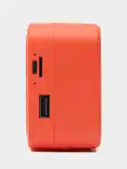 Алый беспроводная Bluetooth колонка 5 в 1 часы - будильник настольные