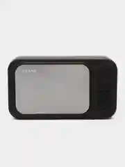 Черный беспроводная Bluetooth колонка 5 в 1 часы - будильник настольные