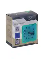 Будильник настольный "LADECOR CHRONO", 6х5,5х3, 1*АА,  4 цвета