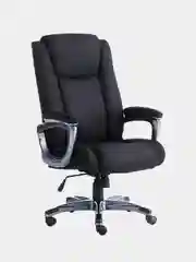 Кресло офисное BRABIX PREMIUM Solid HD-005, НАГРУЗКА до 180 кг, ткань, черное, 531822