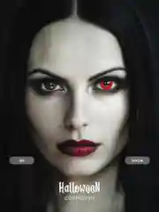 Красный цветные линзы Magestic Halloween
