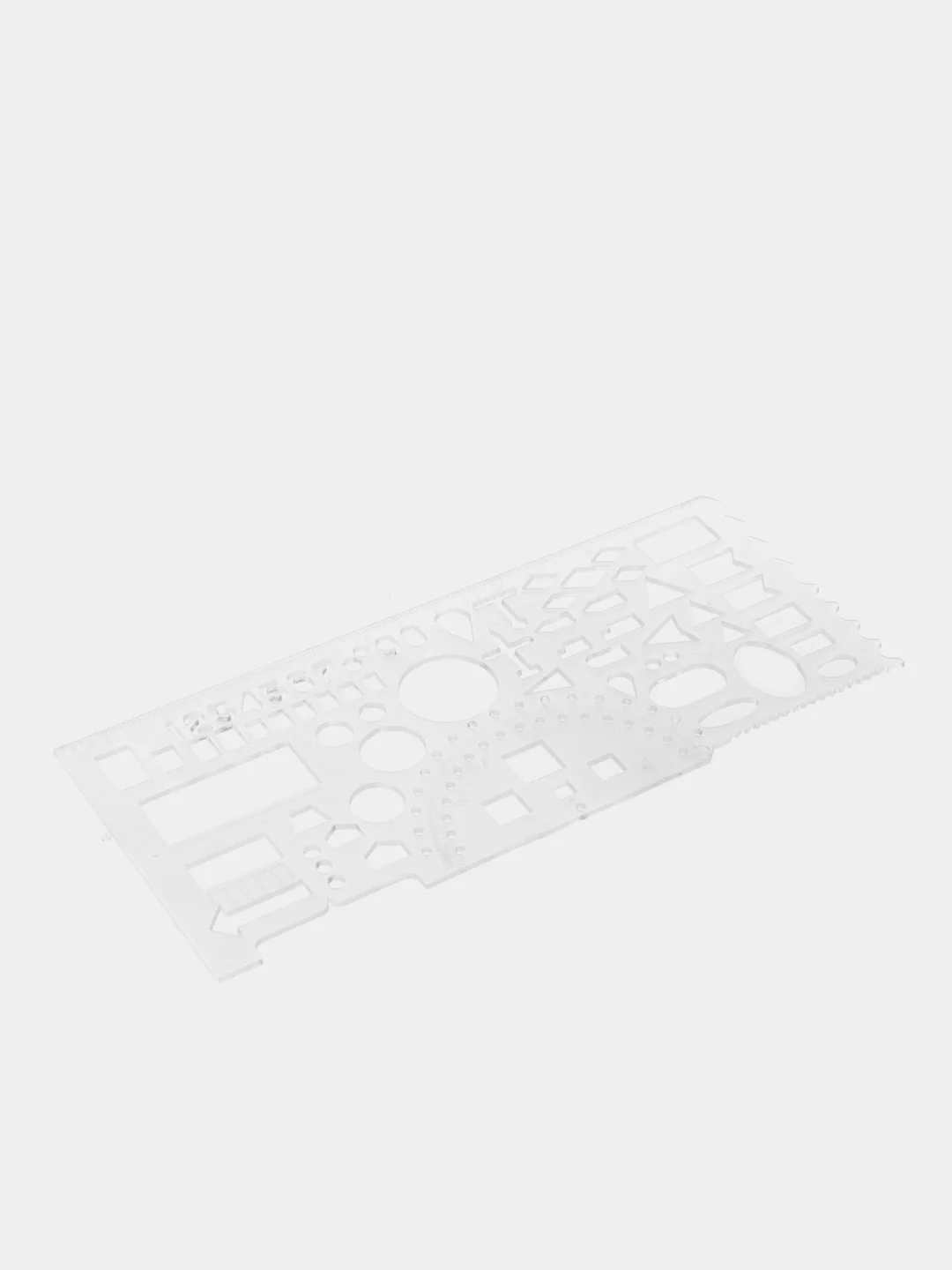Оптом. Линейка офицерская Calligrata, 20 см (по 1,4,7,10,15,20,30шт), полупрозрачная