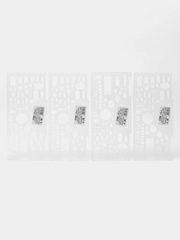 Оптом. Линейка офицерская Calligrata, 20 см (по 1,4,7,10,15,20,30шт), полупрозрачная