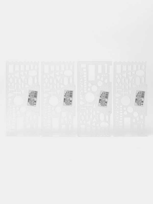 Оптом. Линейка офицерская Calligrata, 20 см (по 1,4,7,10,15,20,30шт), полупрозрачная