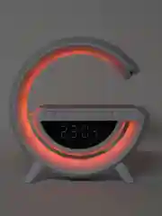 Колонка bluetooth, светильник, часы, будильник, беспроводная зарядка, ВТ3401
