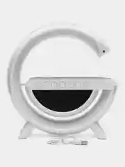 Колонка bluetooth, светильник, часы, будильник, беспроводная зарядка, ВТ3401