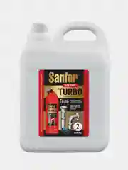 Средство для прочистки труб Sanfor TURBO, от сложных засоров стоков, 5 л