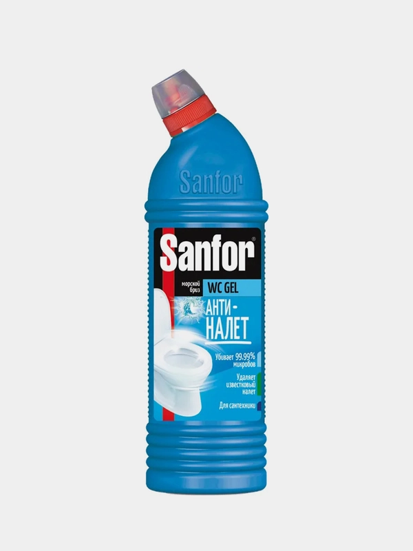 Средство чистящее для унитаза Sanfor WС гель "Морской бриз", 750 г