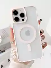Розовый чехол для iPhone 11, 12, 13, 14, 15, 16, Pro, 15 Pro Max MagSafe, чехол на айфон магсейф