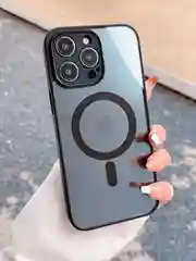 Черный чехол для iPhone 11, 12, 13, 14, 14 Pro, 14 Pro Max MagSafe, чехол на айфон магсейф
