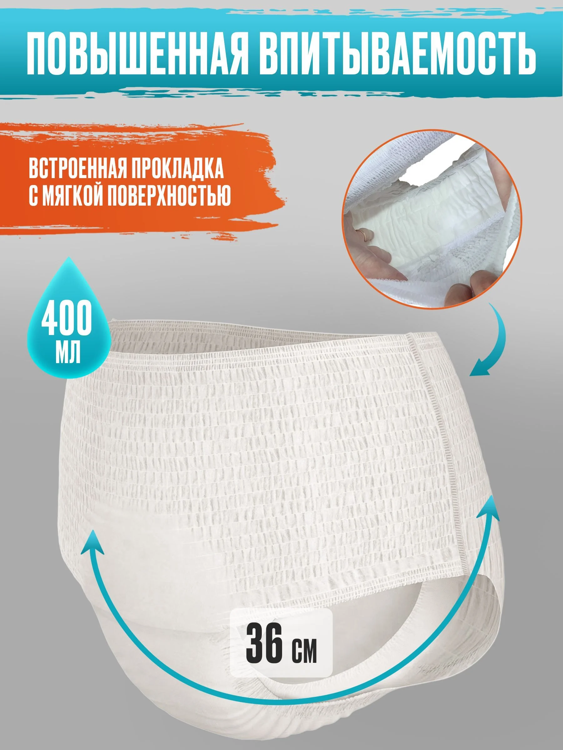 Одноразовые гигиенические трусы с прокладкой FRAU comfort, 5 шт., размер M