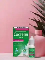 Увлажняющие капли для глаз Систейн Ультра, офтальмологическое средство, 15 мл