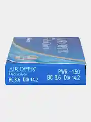 Контактные линзы Alcon AIR OPTIX plus HydraGlyde, 6 штук