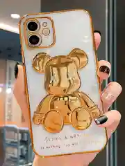 Золотой чехол для iPhone 11, 13, 14, 15, Pro, Max, чехол на айфон силиконовый с принтом KAWS