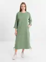 Оливковый платье женское