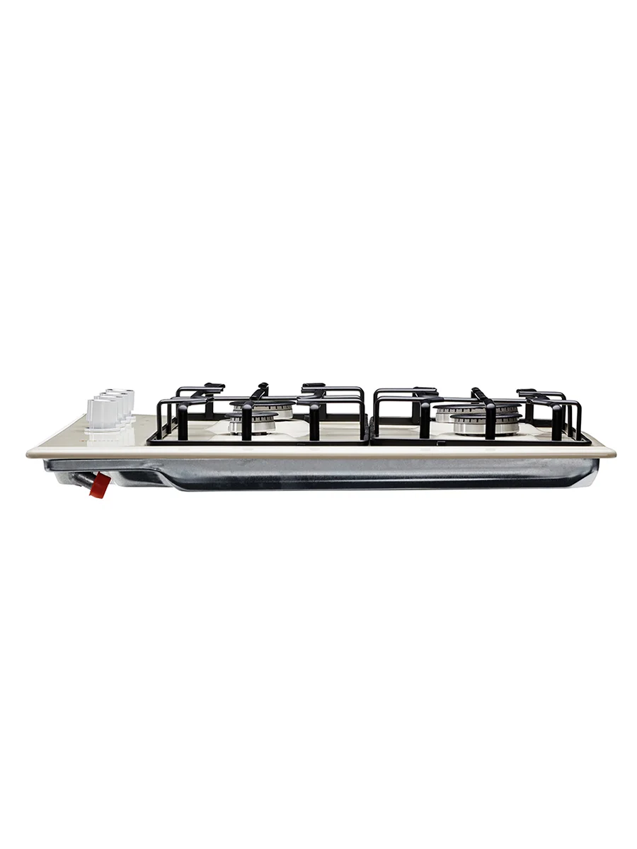 Газовая варочная панель Simfer H60Q40R471 (решётки LAMA, автоподжиг, бежевая)