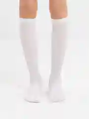 Слоновая кость гольфы школьные белые , черные для девочек