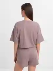 Белый женский комплект с шортами