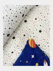 Постельное белье детское 1,5 спальный Бязь ГОСТ ivSubelIa "Ракета", 50x70