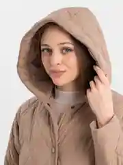 Бежевый куртка женская