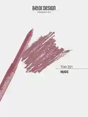 Карандаш для губ Belor Design Automatic soft Lippencil, механический, тон 201-нюд, 0.28 г