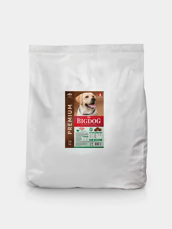 Полнорационный сухой корм Зоогурман BIG DOG Птица MIX, 10 кг
