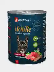 Влажный корм для собак Зоогурман Holistic Телятина с зеленой фасолью, 350г