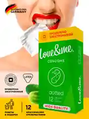 Зеленый презервативы, с интимной смазкой, 6 видов, ультратонкие, латексные, LOVE&ME, 12 штук