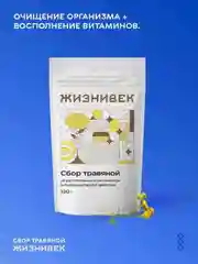 Травяной очищающий сбор Жизнивек, порошок, 120 г