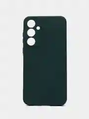 Зеленый чехол для Samsung Galaxy A55 (Самсунг Гэлакси А55), силиконовый
