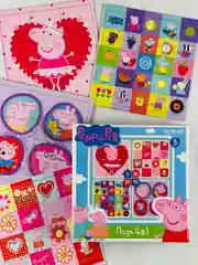 Набор для малышей мозаика пазл свинка Пеппа 9 16 25 36 элементов 4 шт Peppa pig поросенок