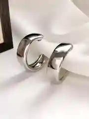 Серый меланж серьги капли женские, крупные гвоздики, под серебро и золото, бижутерия