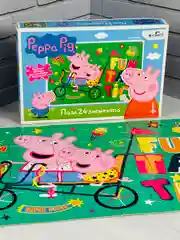 Логика для малышей Свинка Пеппа 24 элемента мульт мозаика Peppa Pig