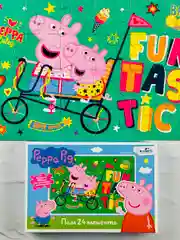 Логика для малышей Свинка Пеппа 24 элемента мульт мозаика Peppa Pig