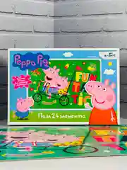 Логика для малышей Свинка Пеппа 24 элемента мульт мозаика Peppa Pig