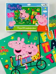 Логика для малышей Свинка Пеппа 24 элемента мульт мозаика Peppa Pig